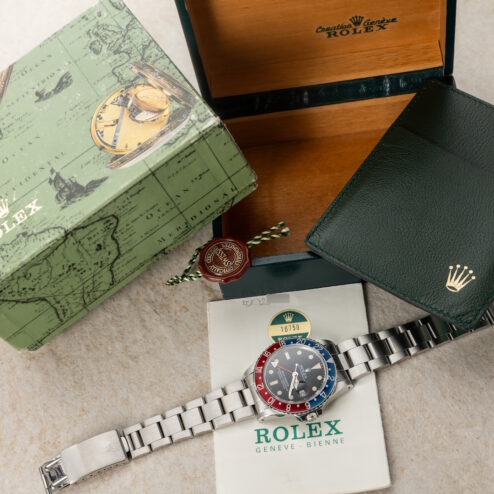 16750 GMT-Master (matte dial / top case / top patina / box papers) – Bild 5
