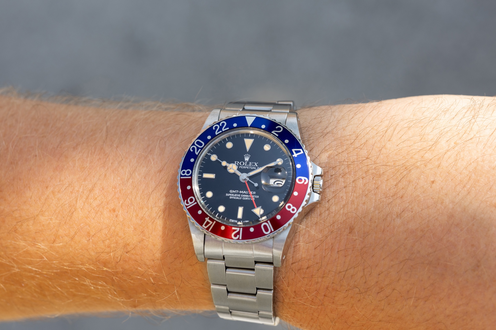 16750 GMT-Master (crazy patina / perfect dial / pepsi inlay / from 1985) – Bild 2