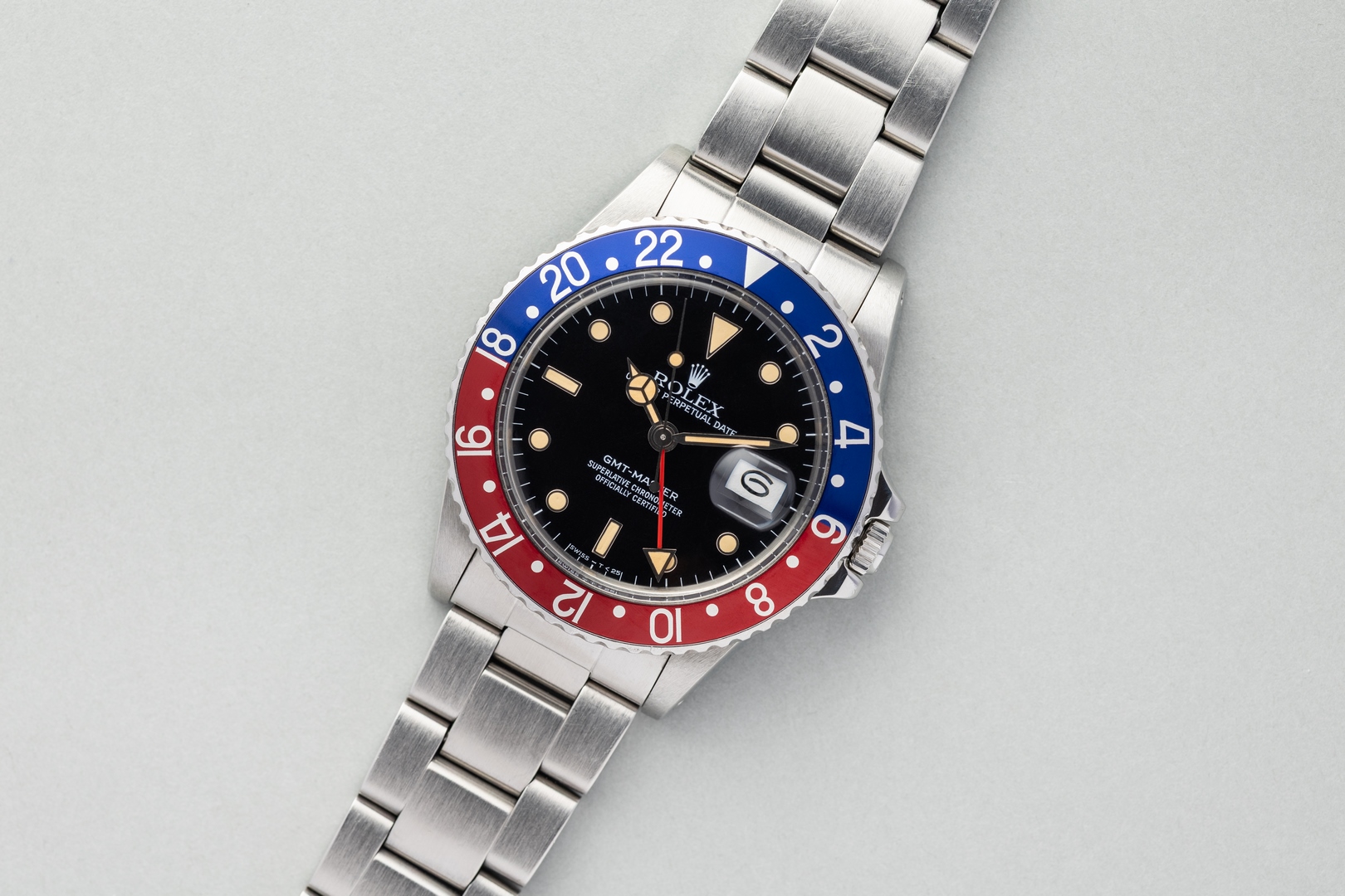 16750 GMT-Master (crazy patina / perfect dial / pepsi inlay / from 1985) – Bild 4