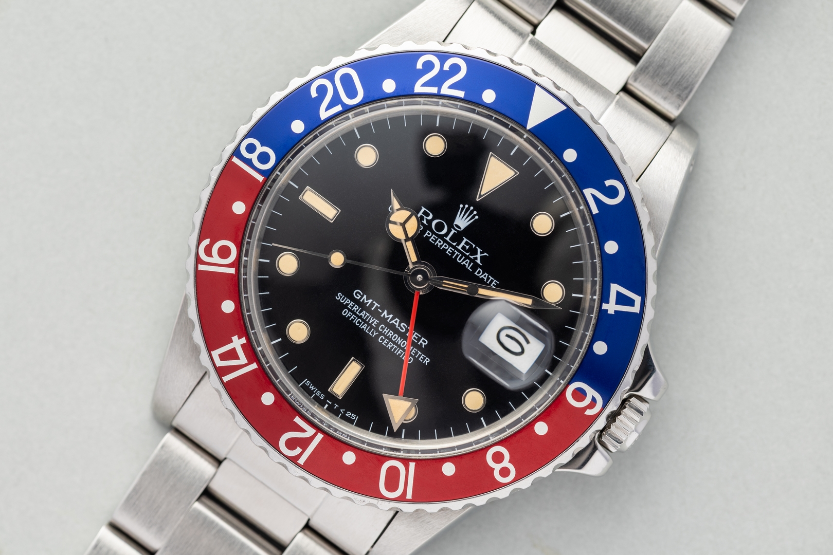 16750 GMT-Master (crazy patina / perfect dial / pepsi inlay / from 1985) – Bild 5