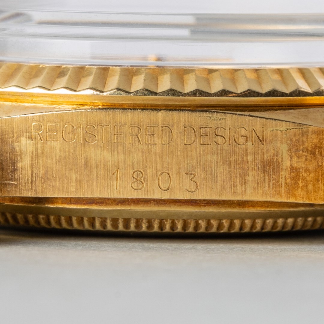1803 Day-Date (Oxblood Stella / super rare woven bracelet / unpolished case / from my private collection) – Bild 17