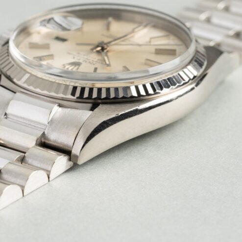 1803 Day-Date (full set /light tropical dial / top condition / hidden clasp president) – Bild 10