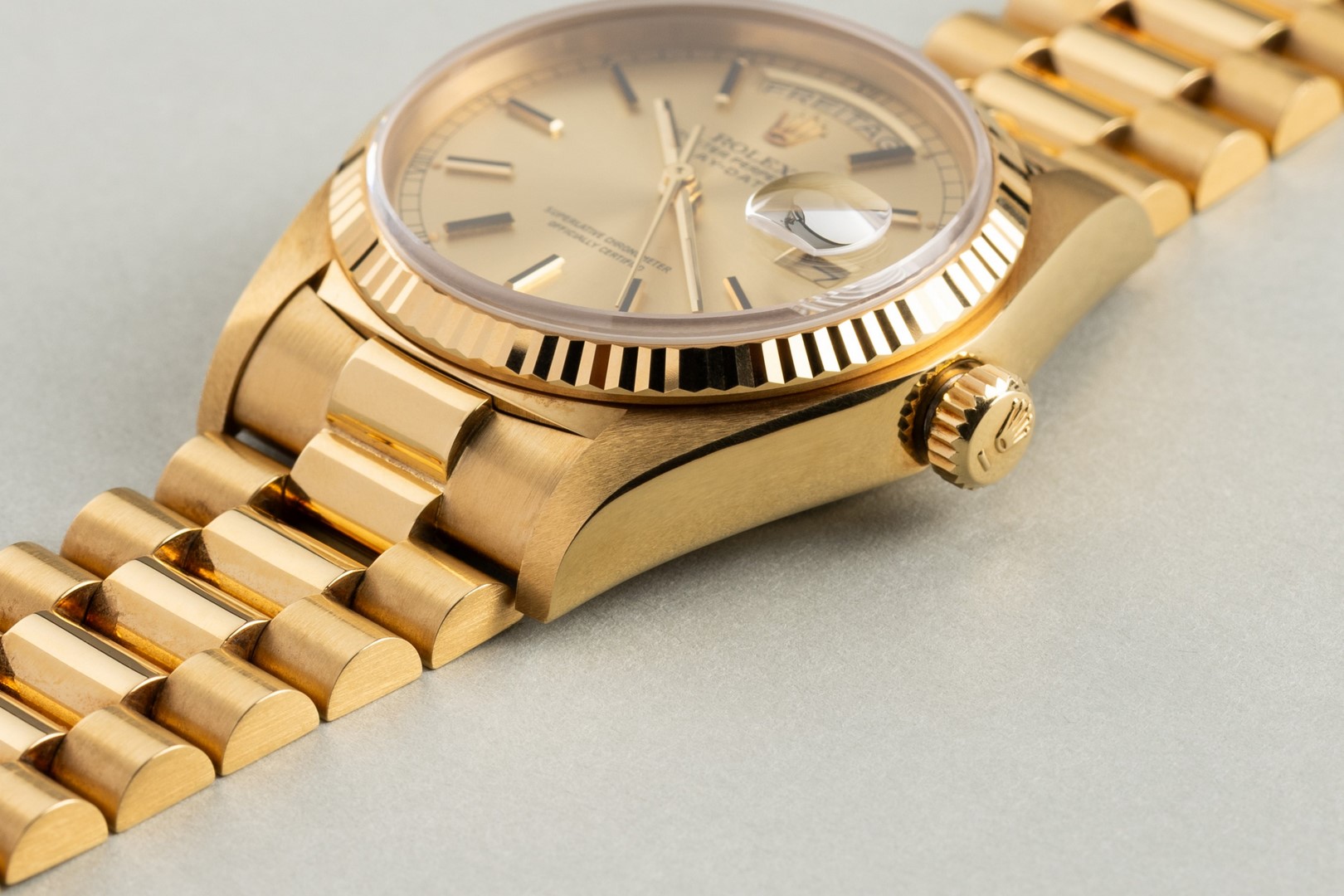 18038 Day-Date (unpolished thick case / super rare dial / LC 100 collectors set) – Bild 11