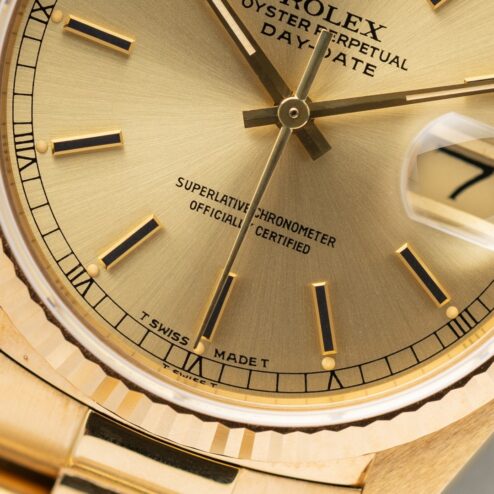 18038 Day-Date (unpolished thick case / super rare dial / LC 100 collectors set) – Bild 5