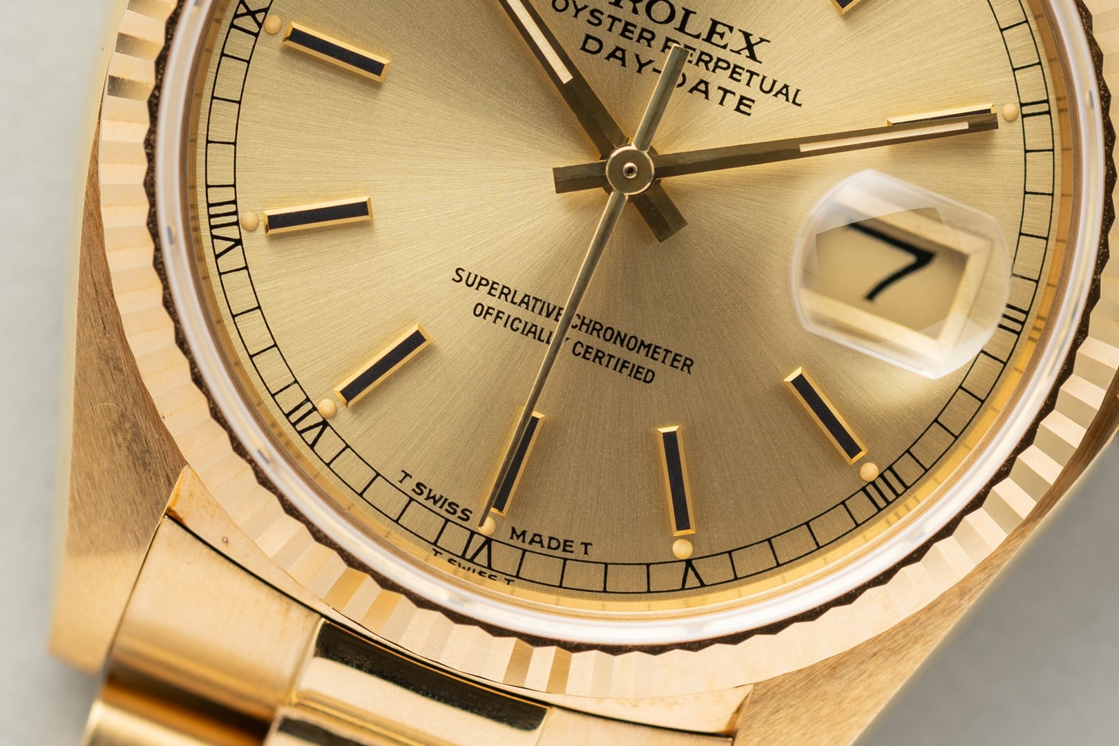18038 Day-Date (unpolished thick case / super rare dial / LC 100 collectors set) – Bild 5