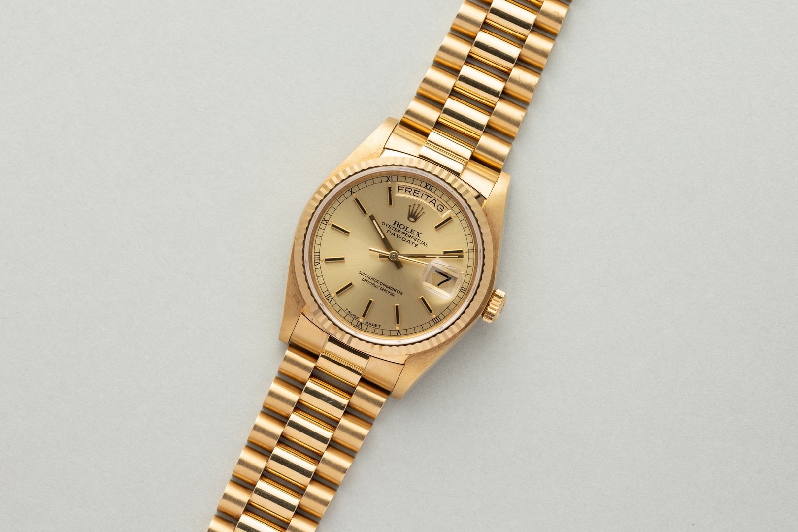 18038 Day-Date (unpolished thick case / super rare dial / LC 100 collectors set) – Bild 6