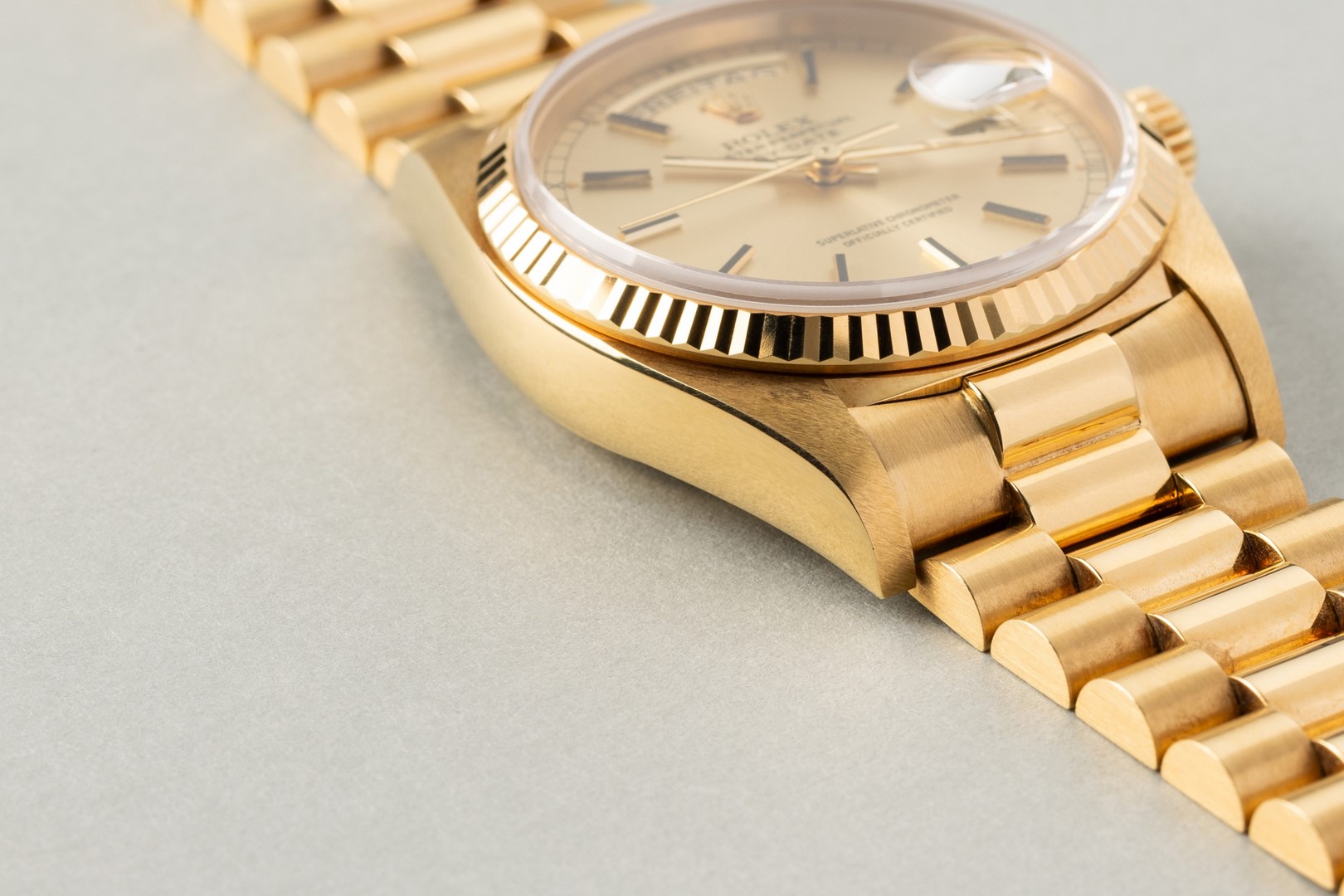 18038 Day-Date (unpolished thick case / super rare dial / LC 100 collectors set) – Bild 8