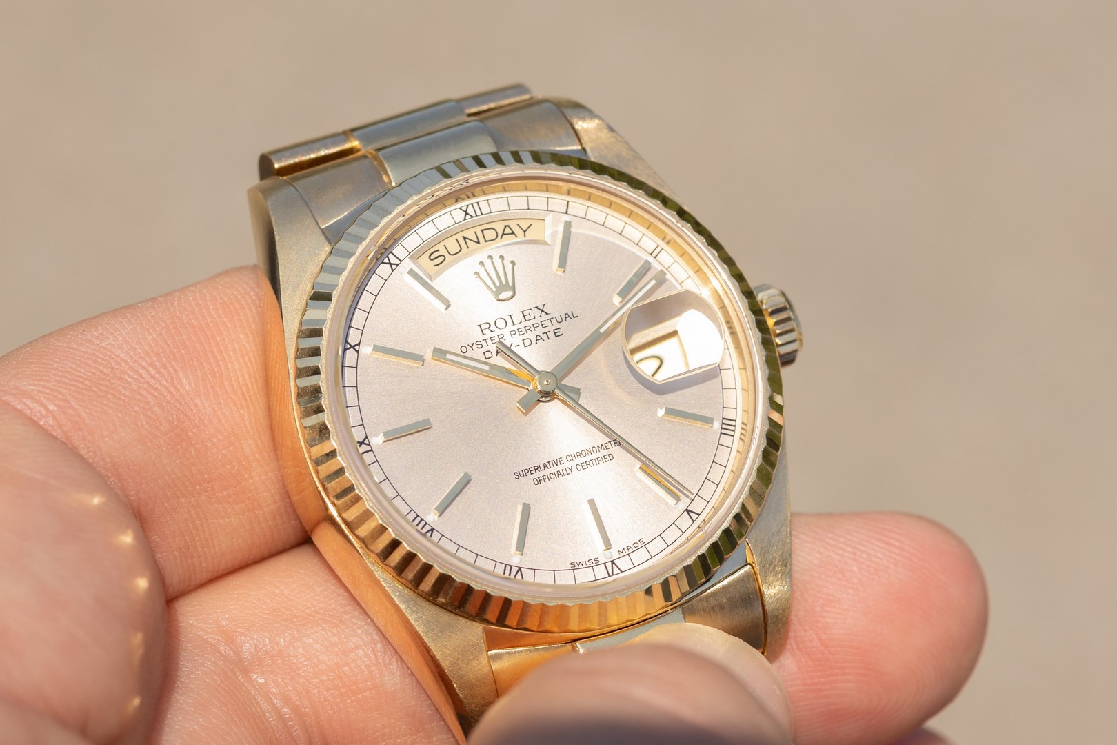 18038 Day-Date (special dial / full set / full bracelet) – Bild 2