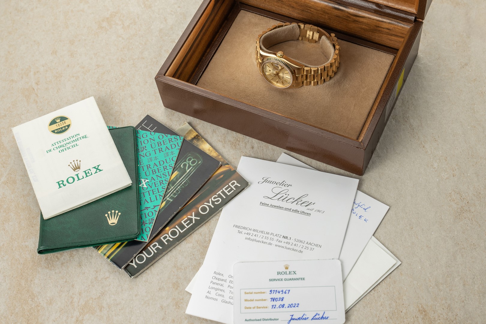 18038 Day-Date (special dial / full set / full bracelet) – Bild 5