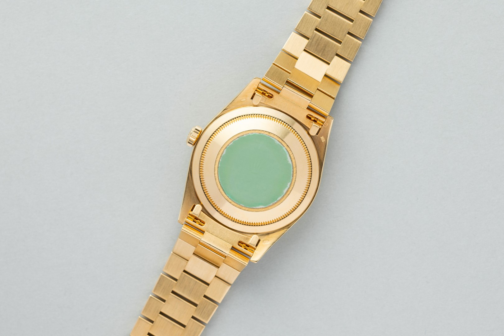 18238 Day-Date (excellent quality / blue vignette degrade dial / caseback sticker / LC100 full set) – Bild 9