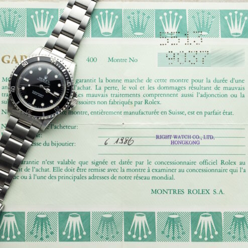 5513 Submariner No Date (full set from 1986 / fresh service / top condition) – Bild 4