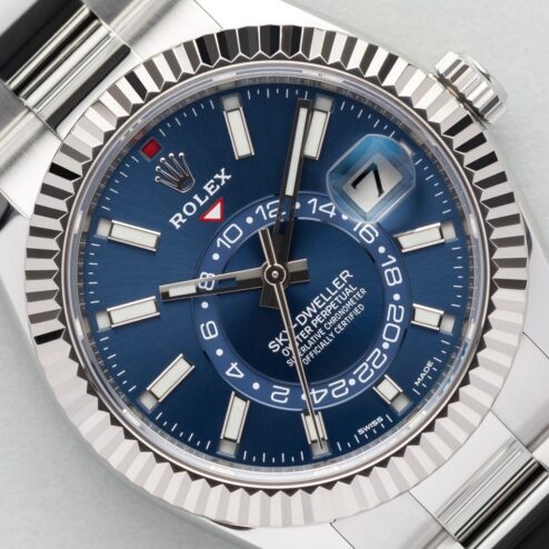 326924 Sky-Dweller (blue dial / LC100 full set / oyster bracelet)