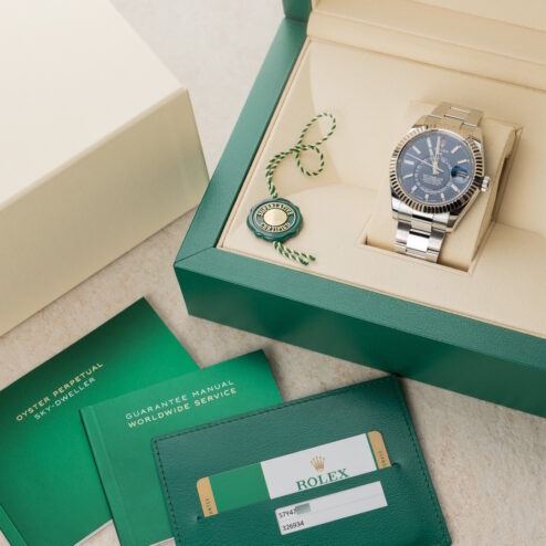 326924 Sky-Dweller (blue dial / LC100 full set / oyster bracelet) – Bild 3