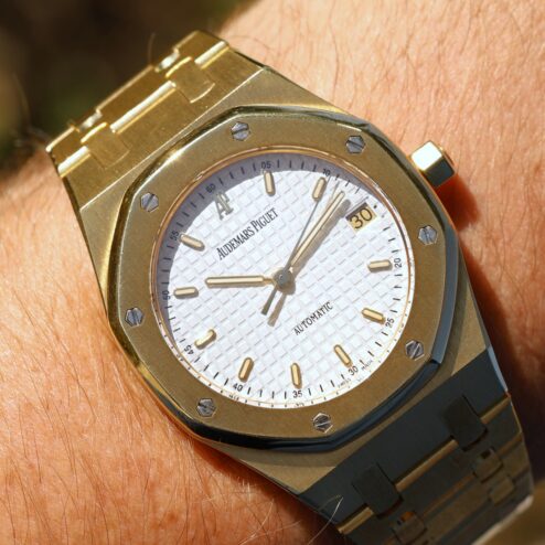 Alternative view of 14790BA Royal Oak (unpolished / full set / long bracelet)