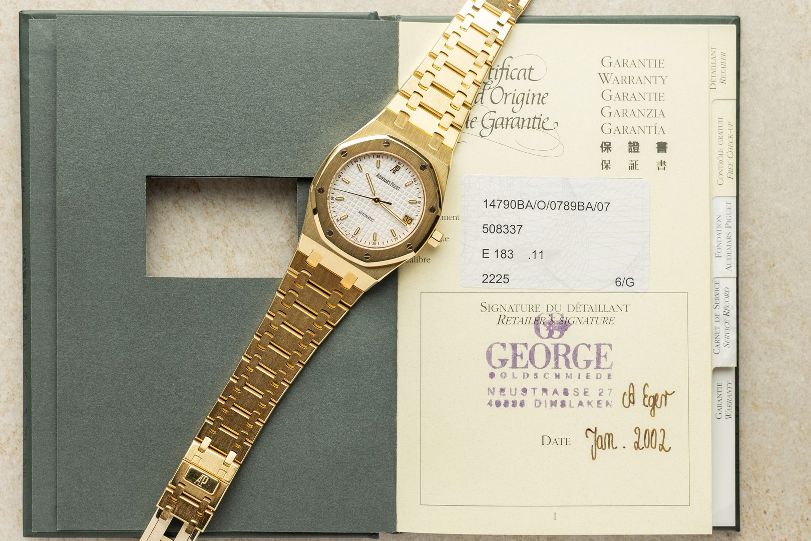 14790BA Royal Oak (unpolished / full set / long bracelet) – Bild 4