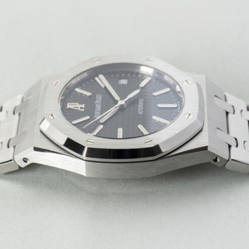15300ST Royal Oak (full set / born black dial / top condition) – Bild 10