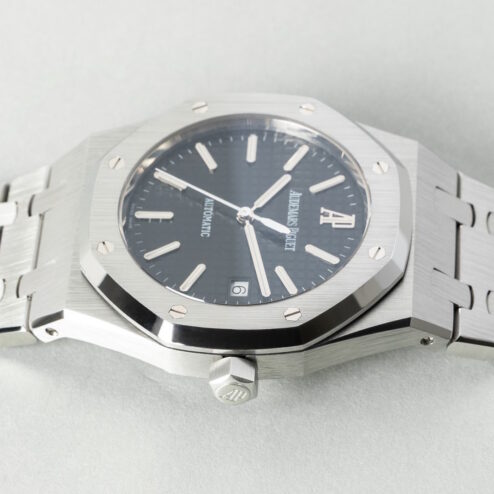 15300ST Royal Oak (full set / born black dial / top condition) – Bild 11