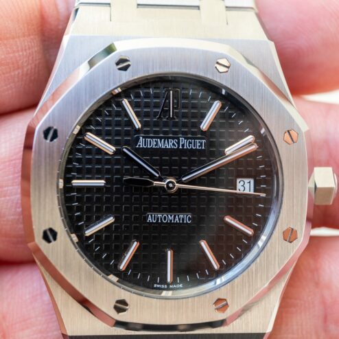 15300ST Royal Oak (full set / born black dial / top condition) – Bild 3