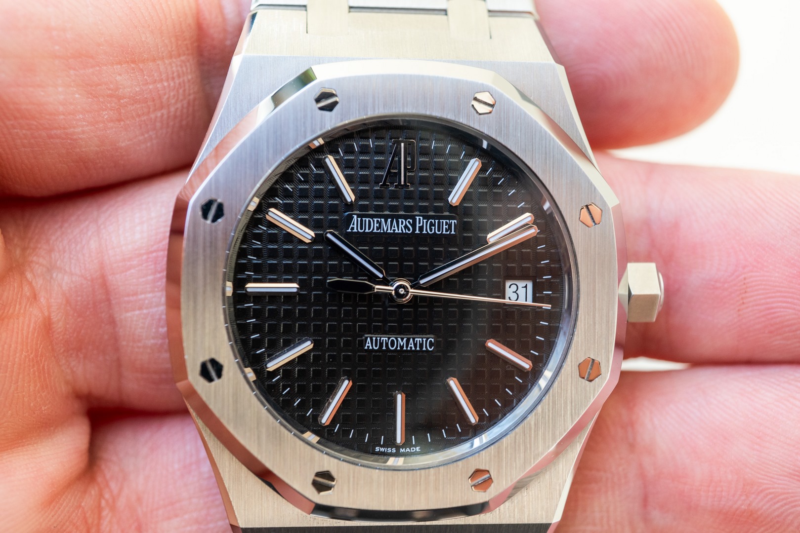 15300ST Royal Oak (full set / born black dial / top condition) – Bild 3