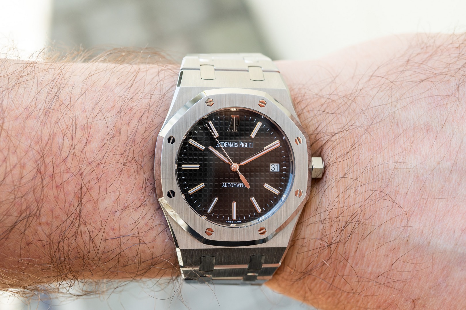 15300ST Royal Oak (full set / born black dial / top condition) – Bild 4