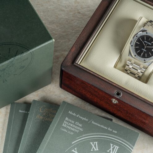 15300ST Royal Oak (full set / born black dial / top condition) – Bild 6