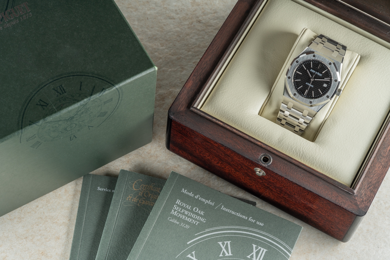 15300ST Royal Oak (full set / born black dial / top condition) – Bild 6