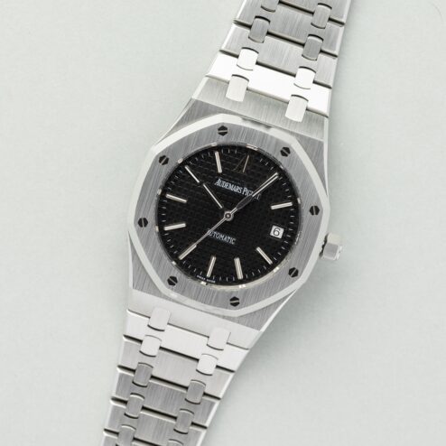 15300ST Royal Oak (full set / born black dial / top condition) – Bild 8