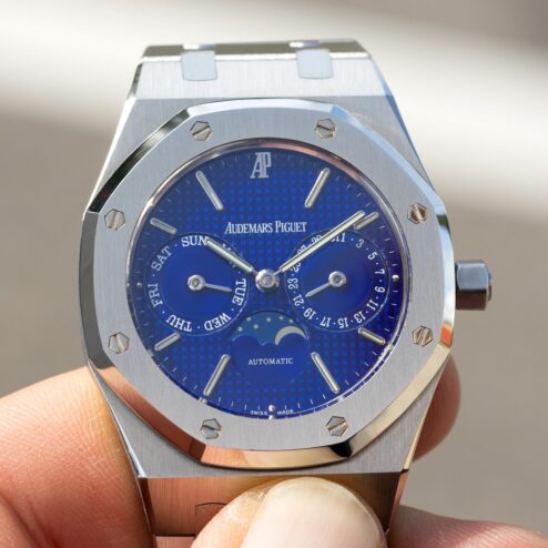 25594ST Royal Oak (Yves Klein dial / unpolished condition / german full set) – Bild 3