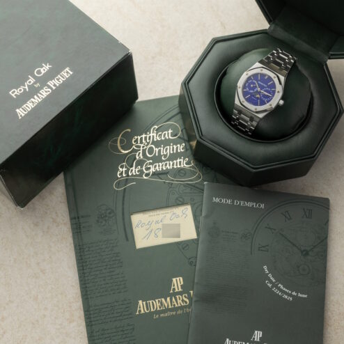 25594ST Royal Oak (Yves Klein dial / unpolished condition / german full set) – Bild 5