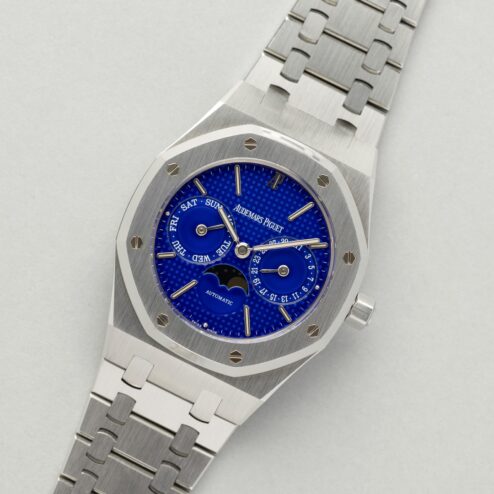 25594ST Royal Oak (Yves Klein dial / unpolished condition / german full set) – Bild 6