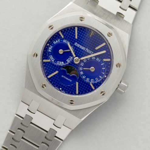 25594ST Royal Oak (Yves Klein dial / unpolished condition / german full set) – Bild 8