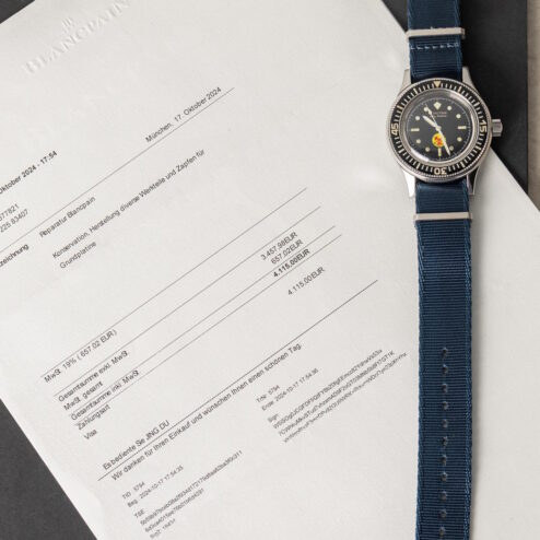 Fifty Fathoms No Radiaton Bundeswehr (Blancpain Heritage service in 2024 for 4k plus) - Image 8