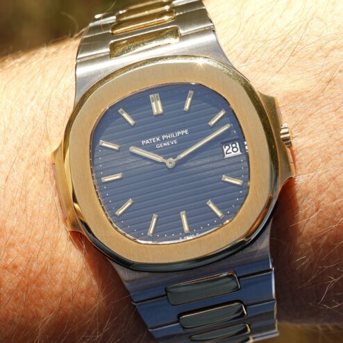 3700/1 Nautilus JUMBO (two-tone / sigma dial / extract and service papers) – Bild 3