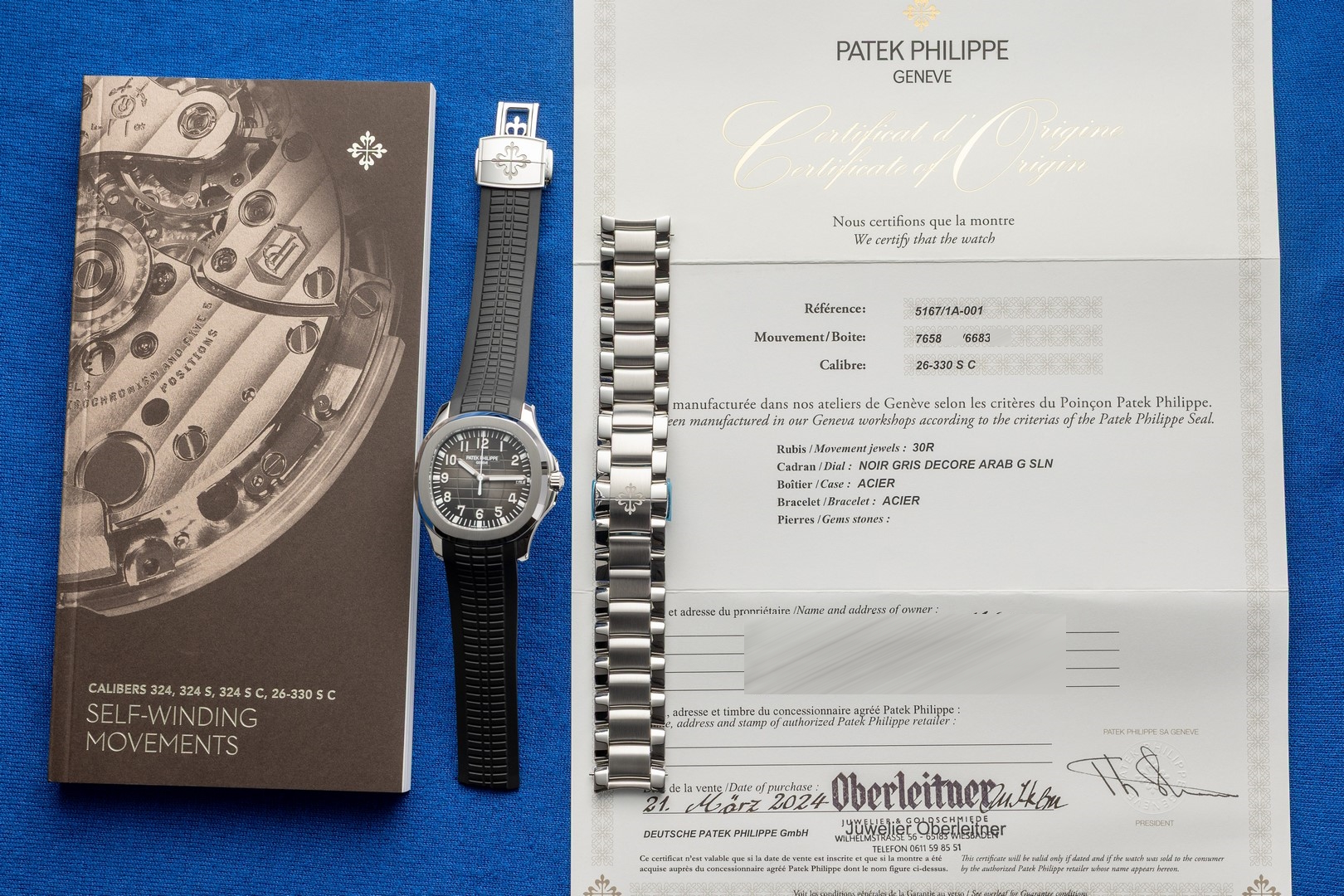5167/1A-001 Aquaunat (new unworn / 2024 german full set / with 5167A-001 style) – Bild 2