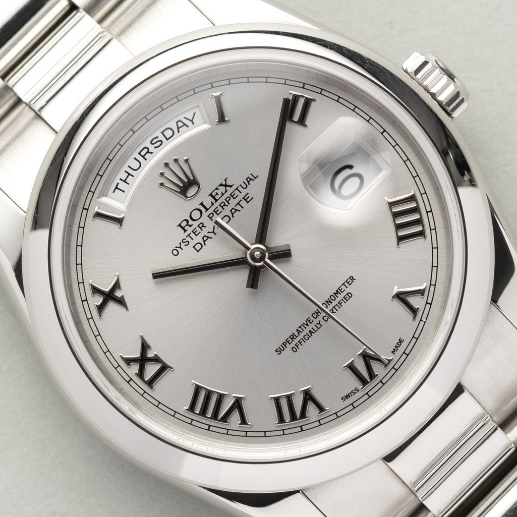 118206 Day-Date (unpolished / caseback sticker / italian full set / full bracelet)
