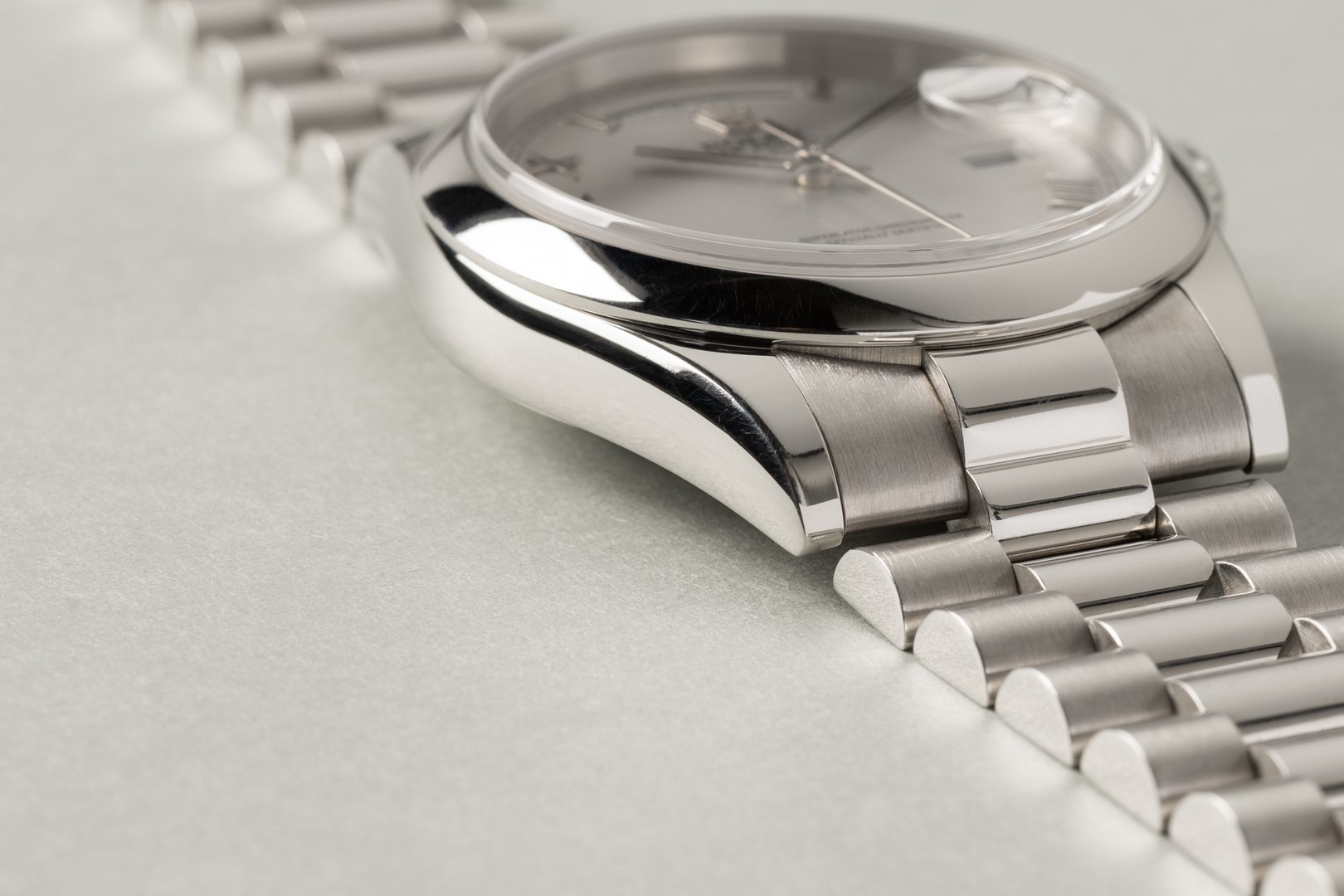 118206 Day-Date (unpolished / caseback sticker / italian full set / full bracelet) – Bild 10