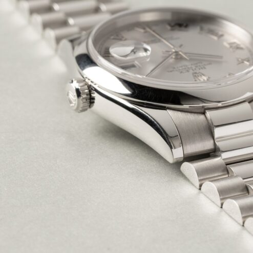 118206 Day-Date (unpolished / caseback sticker / italian full set / full bracelet) – Bild 12
