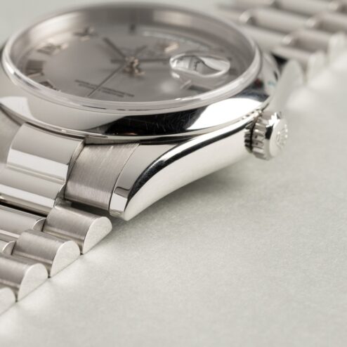 118206 Day-Date (unpolished / caseback sticker / italian full set / full bracelet) – Bild 13