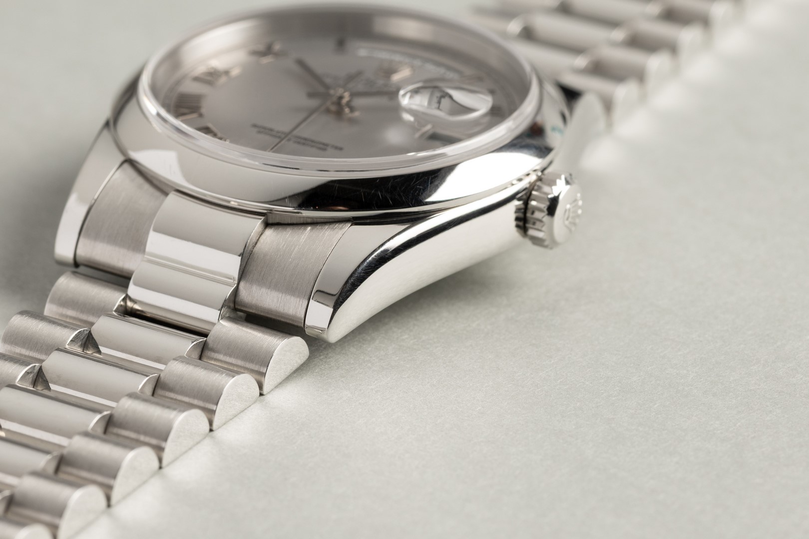 118206 Day-Date (unpolished / caseback sticker / italian full set / full bracelet) – Bild 13