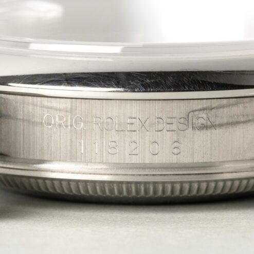 118206 Day-Date (unpolished / caseback sticker / italian full set / full bracelet) – Bild 16