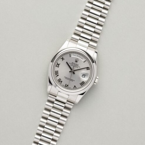118206 Day-Date (unpolished / caseback sticker / italian full set / full bracelet) – Bild 7