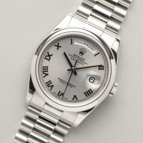 118206 Day-Date (unpolished / caseback sticker / italian full set / full bracelet) – Bild 9