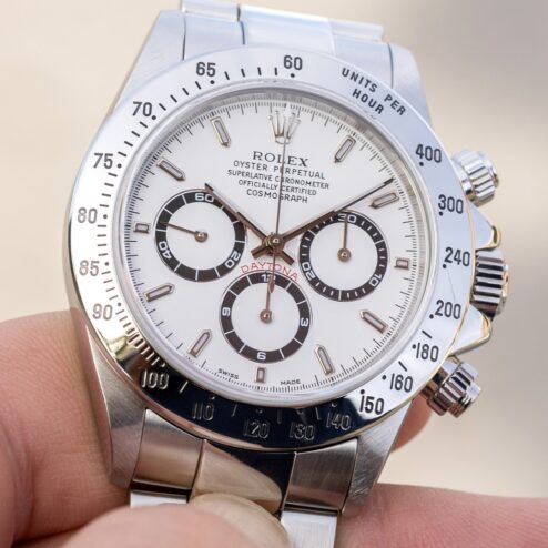 Alternative view of 16520 Daytona (A series / LC100 full set / white dial / very nice condition)