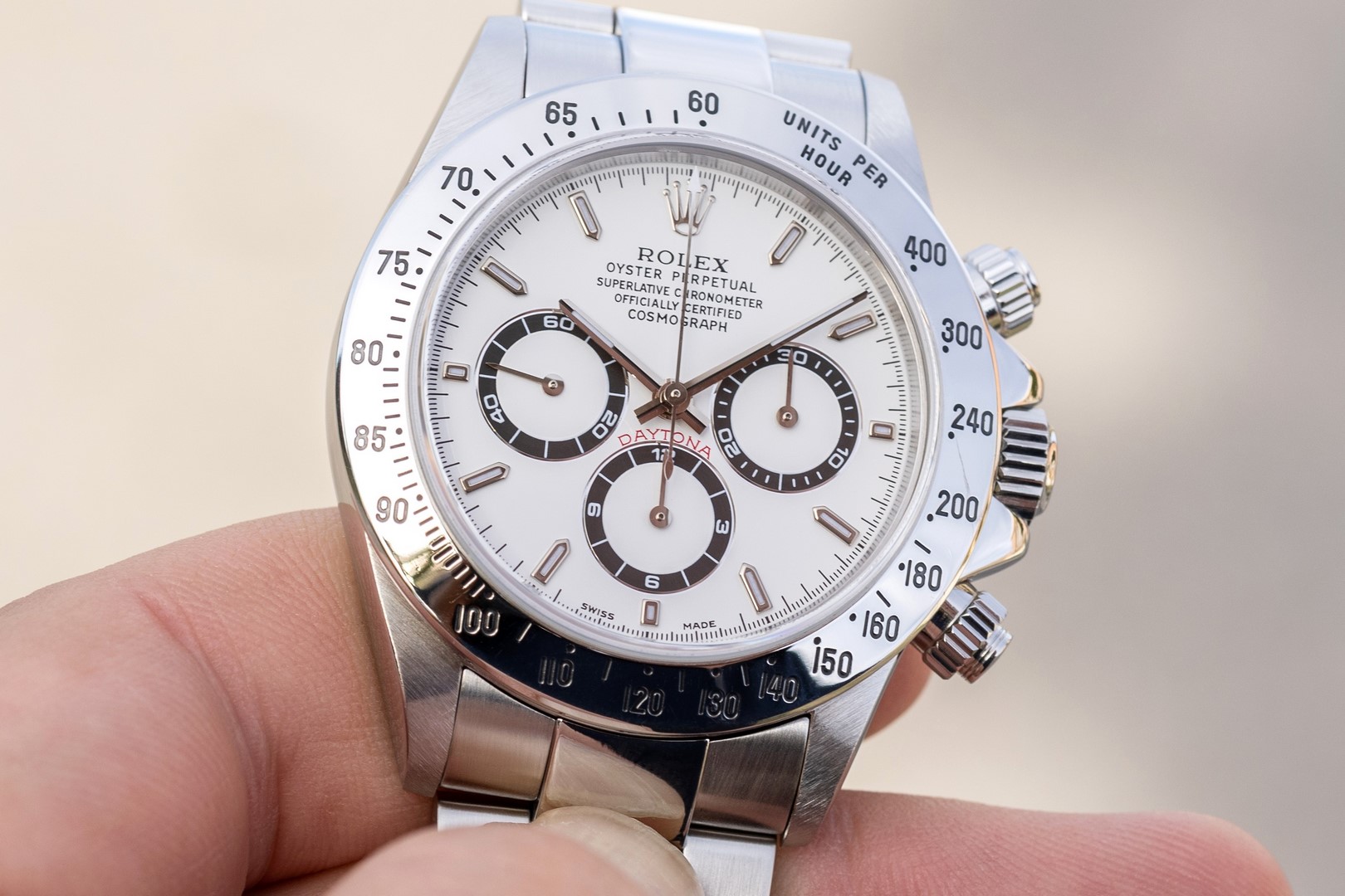 16520 Daytona (A series / LC100 full set / white dial / very nice condition) – Bild 2