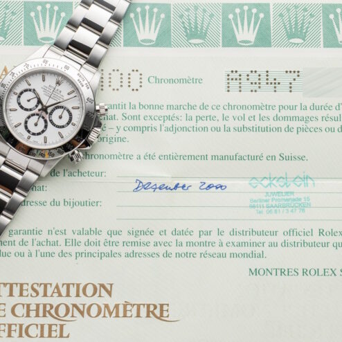 16520 Daytona (A series / LC100 full set / white dial / very nice condition) – Bild 4