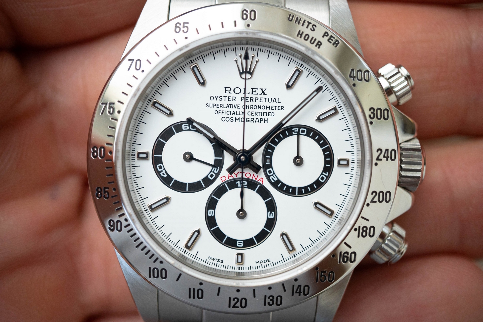 16520 Daytona (A series / LC100 full set / white dial / very nice condition) – Bild 3