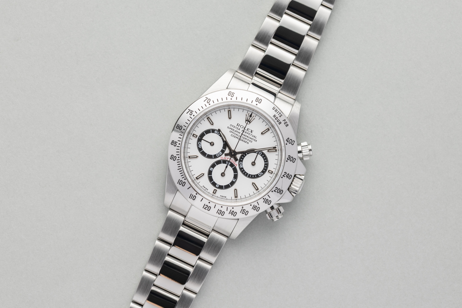 16520 Daytona (A series / LC100 full set / white dial / very nice condition) – Bild 6