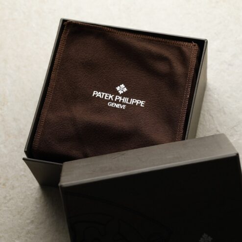 Nautilus style cufflinks (18 carat white gold / new with original box) – Bild 5