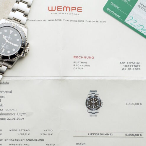 Alternative view of 114060 Submariner No Date (2019 / full set from first owner / LC100 Germany)