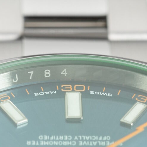 116400GV Milgauss (blue dial / 2019 full set / unpolished top) - Image 11